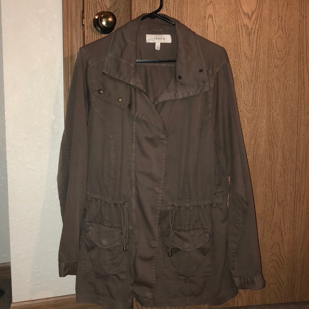 Torrid Olive Green Jacket